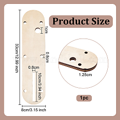 Unfinished Wood Inlay Board&nbsp;WOOD-WH0029-130