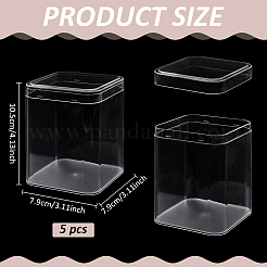 Transparent Plastic Display Case for Minifigures&nbsp;ODIS-WH0043-152A