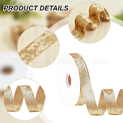 Flat Velvet Ribbon&nbsp;OCOR-WH0078-123B