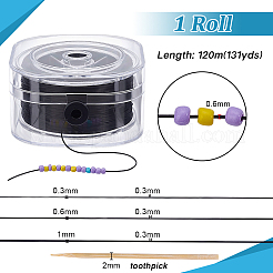 Flat Elastic Crystal String&nbsp;EW-WH0016-02B-02