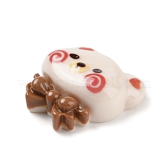 Bear Bread Opaque Resin Decoden Cabochons&nbsp;CRES-Q220-05A