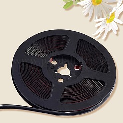 PVCプラスチックエッジバンディング  DIYテーブル用の粘着ベニヤエッジトリム  戸棚  家具  装飾トリム  ブラック  7.5x1.5mm  6 m /ロール&nbsp;FIND-WH20015-109C-03