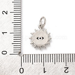 Brass Micro Pave Cubic Zirconia Charms&nbsp;KK-U033-04P-02