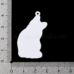 Opaque Printed Acrylic Pendants&nbsp;SACR-F018-01D