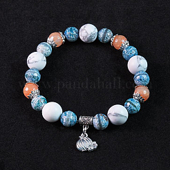 135Pcs 9 Styles Tibetan Style European Beads&nbsp;FIND-GO0001-26