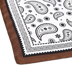 Polyester Square Scarf&nbsp;AJEW-Z049-01C