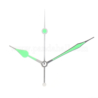 アルミ製ロングシャフトクロックポインター  交換用時計の針  ライム  70~95mm  3個/セット&nbsp;CLOC-PW0001-12B-1
