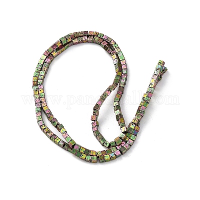 Electroplated Natural Lava Rock Beads Strands&nbsp;G-A256-B01-01I-1