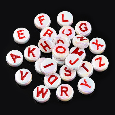 UV Plating Enamel Acrylic Beads&nbsp;PACR-N015-01F-1
