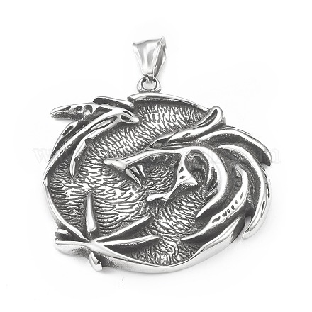 304 Stainless Steel Pendants STAS-G303-29AS-1