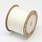 Nylon Braided Cord for Jewelry Making Macrame Craft, White, 0.6mm, about 109.36 yards(100m)/roll