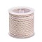 11M Polyester Braided Cord with Cotton Core & Metallic Thread, Misty Rose, 2.5mm, about 10.0465 Yards(11m)/Roll