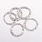Alloy Linking Rings, Circle Frames, Lead Free and Cadmium Free, Antique Silver, 23x2mm, Hole: 16mm