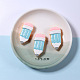 樹脂カボション  学用品  鉛筆  空色  32x16mm&nbsp;LS-RESI-CJC0003-95-1