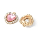 Alloy Crystal Rhinestone Charms&nbsp;ALRI-YW0001-01C-3