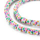 Handmade Polymer Clay Bead Strands&nbsp;CLAY-T020-10C-3