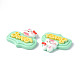 Opaque Resin Cabochons&nbsp;CRES-P023-01G-3
