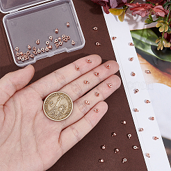 60Pcs Brass Crimp Beads&nbsp;KK-PH0013-83