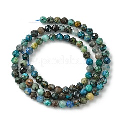 Natural Chrysocolla Beads Strands&nbsp;G-Z034-A03-03