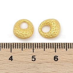 ラックメッキ合金ペンダント  カドミウムフリー＆鉛フリー  マットゴールドカラー  10x9x4.5mm  穴：3.5x4mm&nbsp;PALLOY-D369-13MG