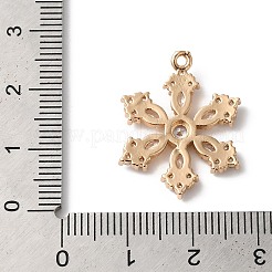 Brass Micro Pave Cubic Zirconia Pendants&nbsp;KK-C062-086G