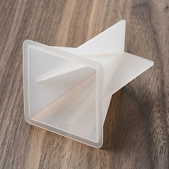 Diyのシリコーンキャンドル型  キャンドル作り用  ピラミッド  58x58x75mm&nbsp;SIL-F011-02A