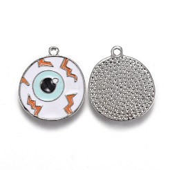 Halloween Theme Alloy Enamel Pendants&nbsp;ENAM-J649-13P