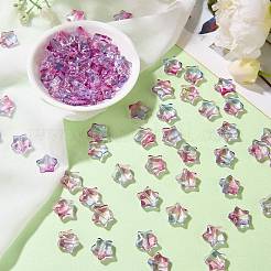 100Pcs Gradient Color Handmade Lampwork Beads&nbsp;DIY-SZ0010-51F