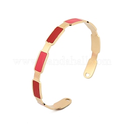 304 Stainless Steel Cuff Bangles for Women&nbsp;BJEW-Z087-10G