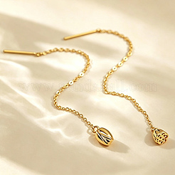 304 Stainless Steel Tassel Ear Thread for Women&nbsp;WG27079-01