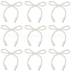 腹筋プラスチック検査結果  蝶結び  ホワイト  115x105x9.5mm&nbsp;FIND-WH20816-015