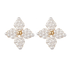 Shell Pearl Stud Earrings&nbsp;EJEW-TA00744