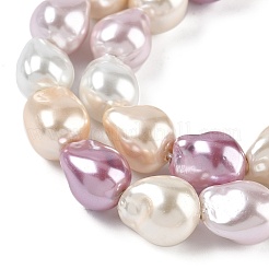 Electroplated Glass Beads Strands&nbsp;GLAA-Z013-01A-01