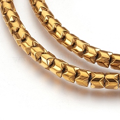 Electroplate Non-magnetic Synthetic Hematite Bead Strands&nbsp;G-I208-19