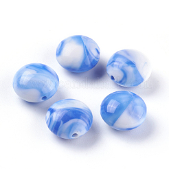 アクリルビーズ  天然石風  ロンデル  ミックスカラー  15.5~16x10mm  穴：2mm  約320個/500g&nbsp;MACR-E025-31