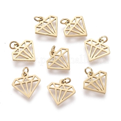 Ion Plating(IP) 304 Stainless Steel Charms&nbsp;STAS-H100-25G