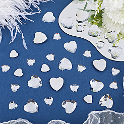 200Pcs 2 Style Acrylic Rhinestone Cabochons&nbsp;MACR-GF0001-03A
