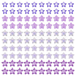 150Pcs 5 Styles Transparent Acrylic Beads&nbsp;TACR-TA0001-67A