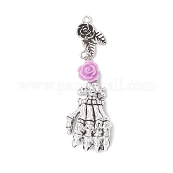 5Pcs Tibetan Style Alloy Big Pendants&nbsp;PALLOY-JF04634