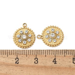 304 Stainless Steel Rhinestone Pendants&nbsp;STAS-Z122-44G