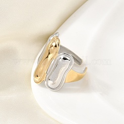 304 Stainless Steel Cuff Open Rings&nbsp;RJEW-P192-08A