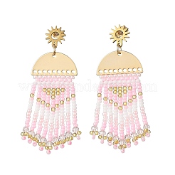 3 Pairs 3 Colors Brass Chandelier Earrings for Women&nbsp;EJEW-MZ00757