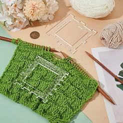 1 Set Acrylic Knittings Crochet Measuring Tool&nbsp;DIY-BC0013-88