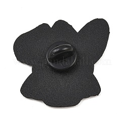 エナメルピン  バックパック用合金ラペルピンバック  犬  31.5x33mm&nbsp;LS-JEWB-I056-02EB-05