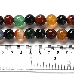16インチの丸い宝石用原石の連売り  染め  カラー瑪瑙  ビーズ：直径12mm  穴：1.0mm 約32個/連&nbsp;GSR12mmC136