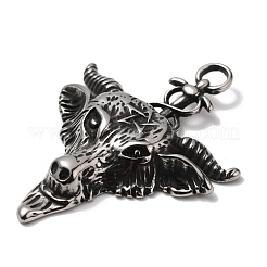 304 Stainless Steel Big Pendants&nbsp;STAS-L262-15AS