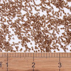 MIYUKIデリカビーズ  シリンダー  日本製シードビーズ  11/0  （db1891)透明ダークトパーズ光沢  1.3x1.6mm  穴：0.8mm  約2000PCS /ボトル  10 G /ボトル&nbsp;SEED-JP0008-DB1891