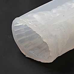 DIY 3D女神少女と動物の置物像シリコン型  肖像彫刻樹脂鋳造鋳型  UVレジン用  エポキシ樹脂工芸品作り  キツネ  95x58x55mm&nbsp;DIY-G081-01D