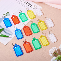25Pcs 5 Colors Plastic Key Tags&nbsp;FIND-TA0005-69