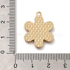 クリスマステーマ合金エナメルペンダント  ライトゴールド  スノーフレーク  23x18.5x2mm  穴：1.6mm&nbsp;ENAM-Q509-01KCG-06